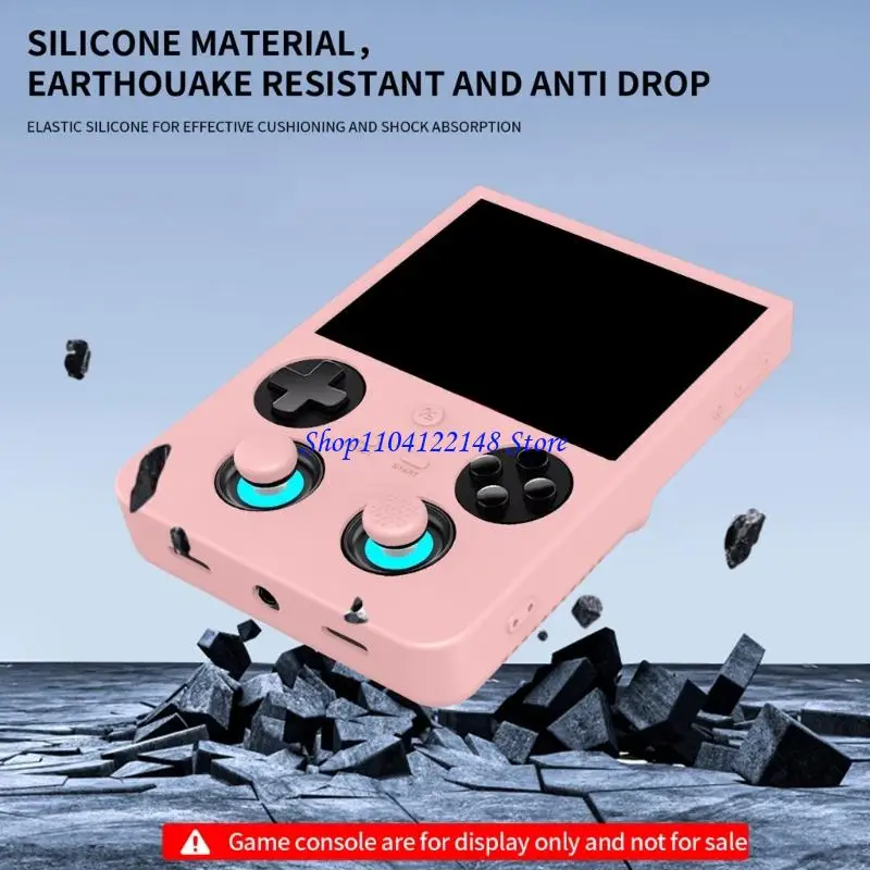 P9FA Protector Cover Silicone Shell for RG477V Retro Game Console Skin Sleeve