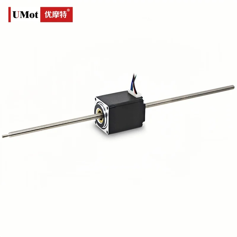 

UMOT Mini 28*40mm NEMA 11 Non-captive Tr5 250mm Screw Length Linear Through Stepper Motor Threaded Lifting Lead Screw Step Motor