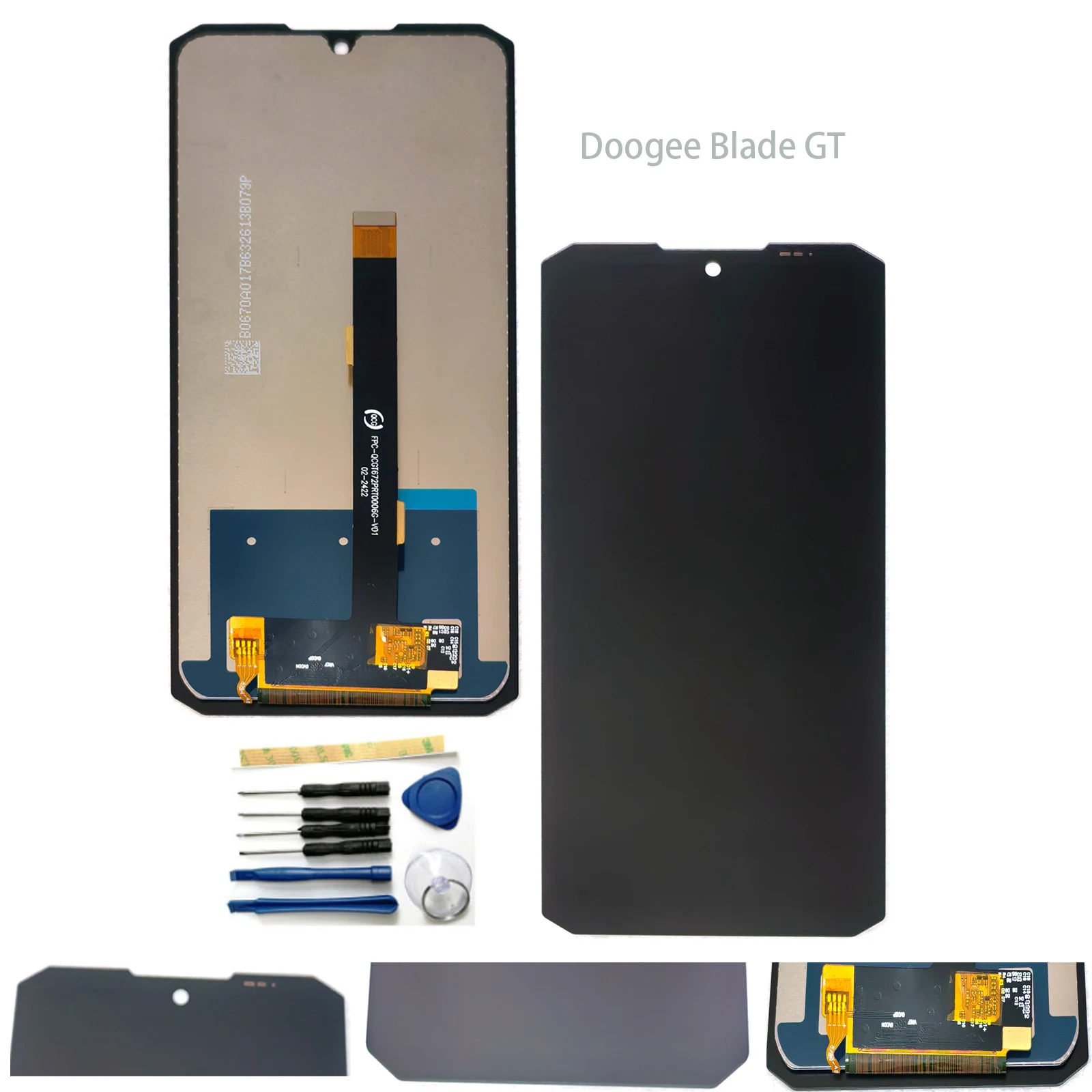 

6,72 "для Doogee Blade GT ЖК-дисплей с сенсорным экраном и дигитайзером, запасные части