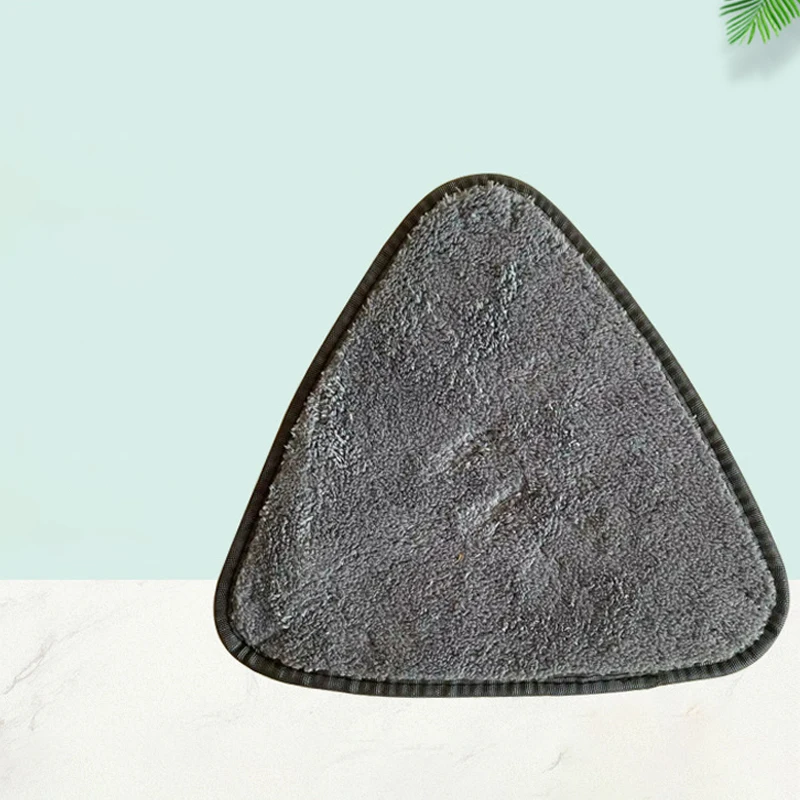 مايكروفايبر ممسحة إعادة الملء القماش ، قطع غيار وسادة ممسحة ، تنظيف المنزل مثلث أداة مسح #4