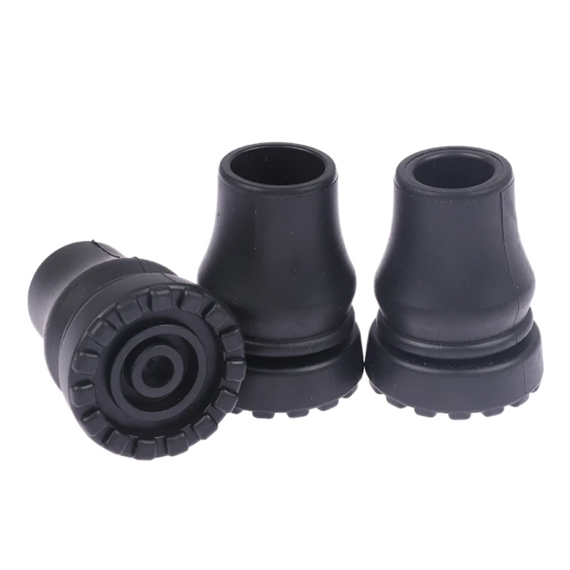 1PC 16/20/22MM Rubber Pad Cap Non-Slip Walking Stick Crutch Cane Bottom Pads Cover Protector Climbing Hiking Pole Tip