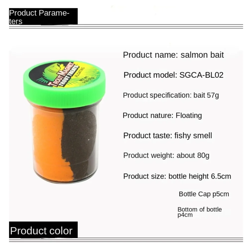 Masilla flotante aroma irresistible para trucha – Señuelo blando de pesca - imagen 4