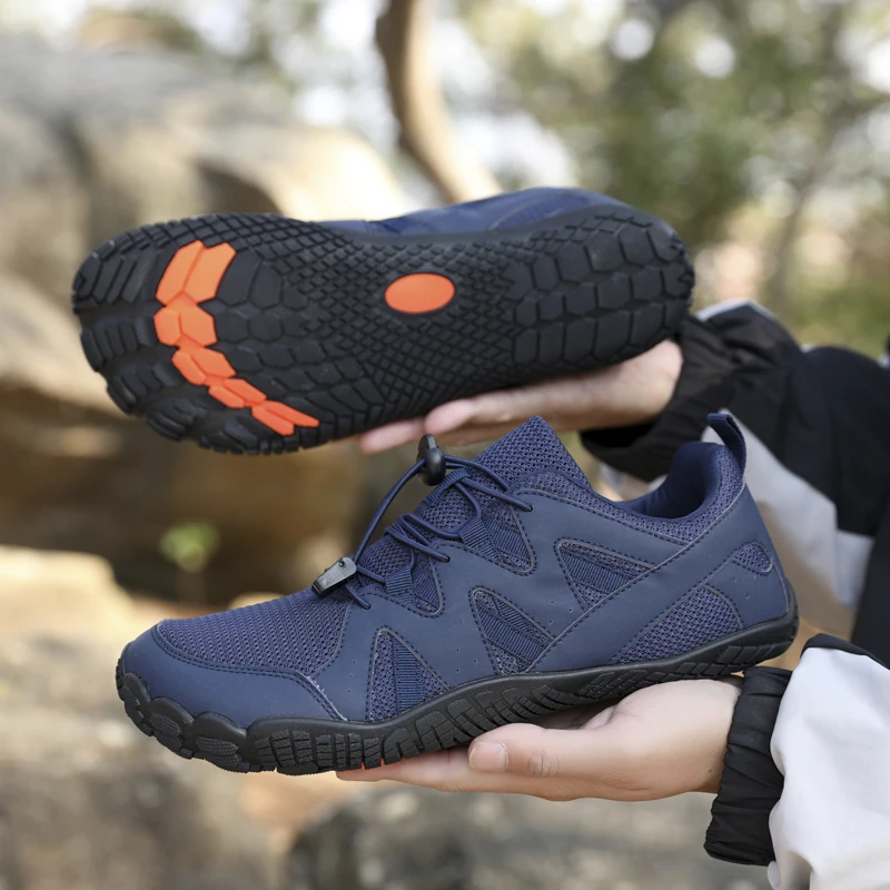 

Outdoor Hiking Shoes Men Anti-slip Low-top Running Shoes Men Lace-up Comfortable Soft Breathable Casual Sneakers Men Shoes