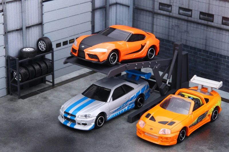 TOMY Fast & Furious Toyota Supra Supra GR Alloy Car Diecasts & Toy Vehicles  Model Miniature Scale Model Car For Childrens Gifts