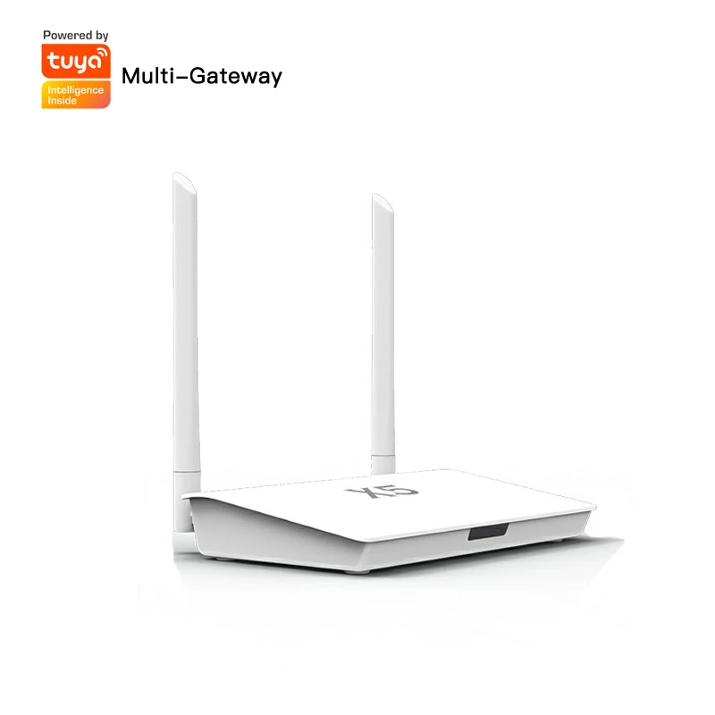 

RSH Tuya Multi Mode Gateway RJ45 ZIGBEE 3.0 BLE MESH Wired Smart Home Hub With EU/US/UK Adapter