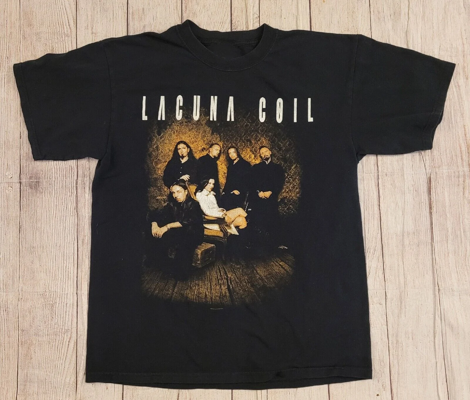 Lacuna Coil Band Members Black T-Shirt Cotton All Size S-5XL