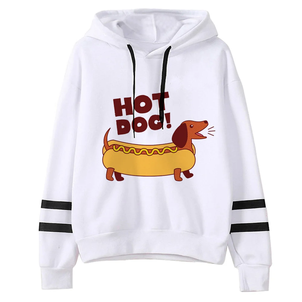 Sausage Dog Dachshund hoodies women Korean style sweat y2k sweatshirts female graphic Hooded Shirt