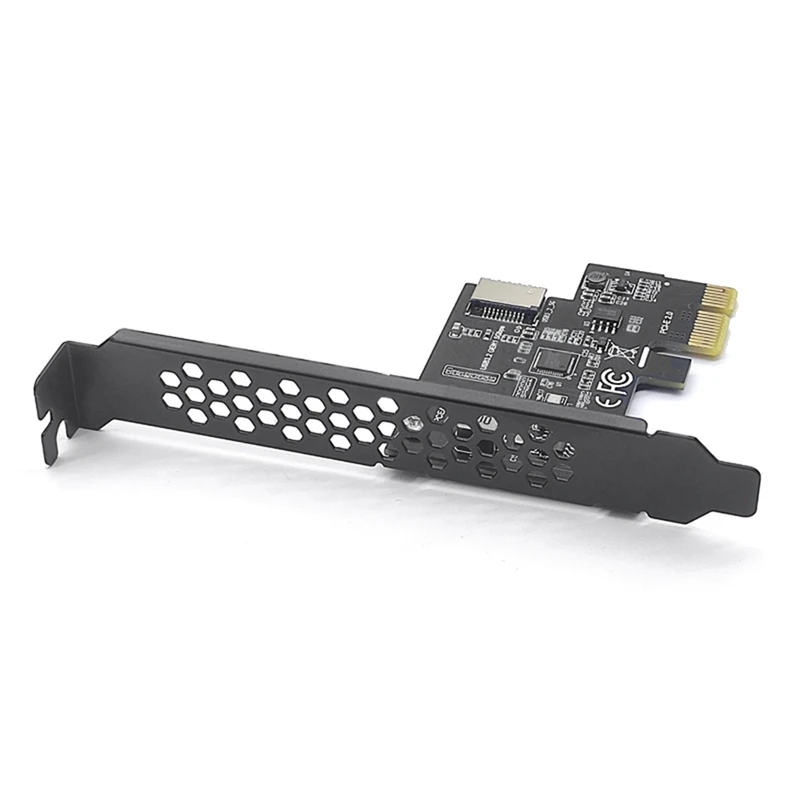 PCI Express 2.0 X1 USB 3.2 Gen1 TYPE-E Add On Card Pcie Front Type-C Adapter Riser USB3.1 Gen1 A-KEY 5Gb Expansion Card