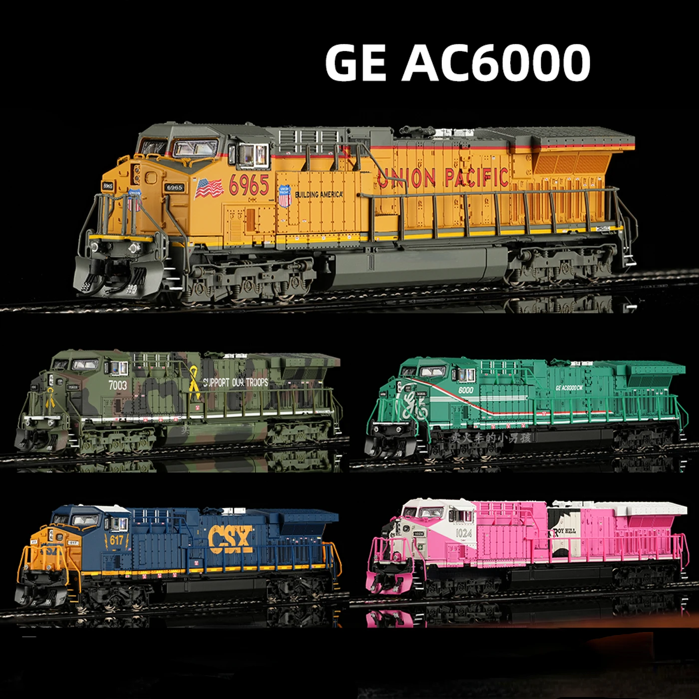 BLI N Scale 1/160 Train Model GE AC6000CW Diesel Locomotive Train Model USA Digital Sound DCC Train Model Toy Gift