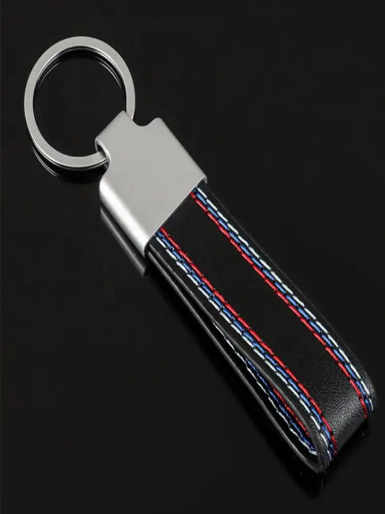 Porte-clés de voiture en cuir de luxe, pour BMW Sport E39 E46 E90 E60 E30 E36 E87 E53 F15 F16 F20 F30 X3 X5 X6 Z3 Z4 M2 M3 M4 M5