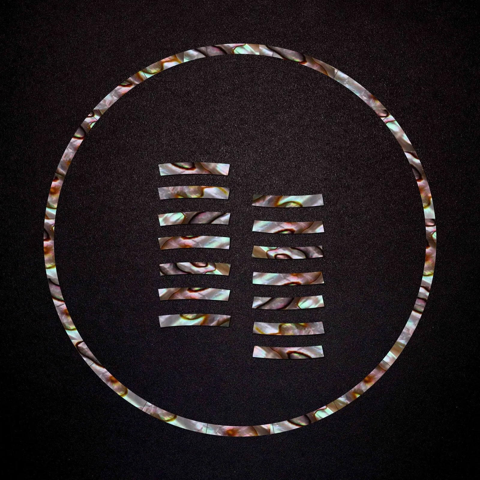 

Abalone shell mouth wheel flower guitar inlaid sound hole ringmouth wheel flower