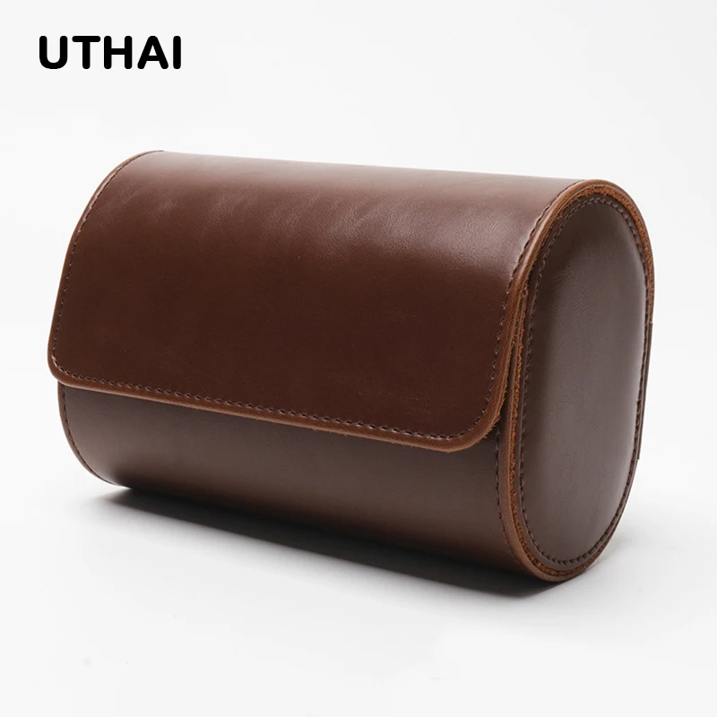 The tracking box for men and women is a very practical 2-mile leather storage and packaging arm box, UTHAI U08