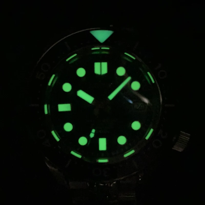 Heimdallr Watch For Men MM300 Sumo SBDX 300M Waterproof Sapphire Crystal C3 Luminous NH35 Automatic Movement Mechanical Watch view 4