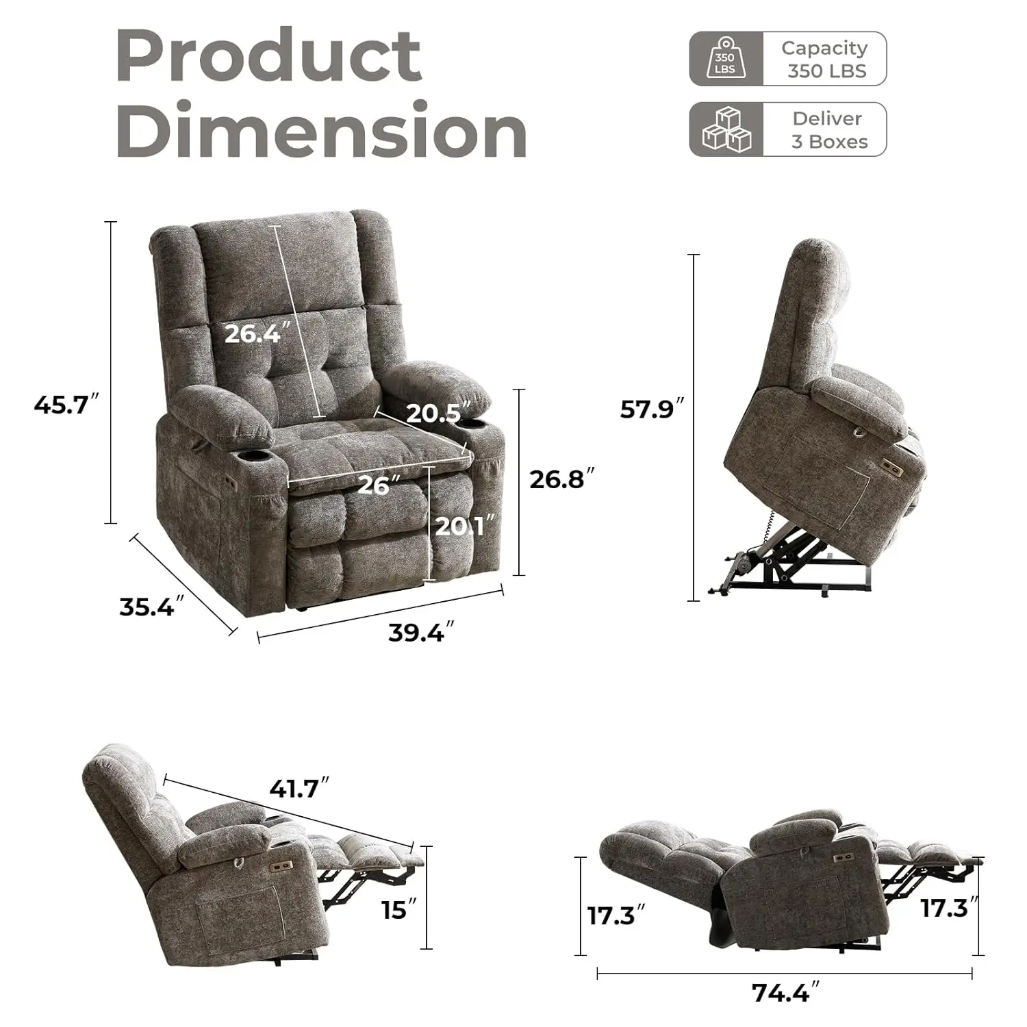 Thumbnail 3 - #27 Trending Recliner Chairs Right Now