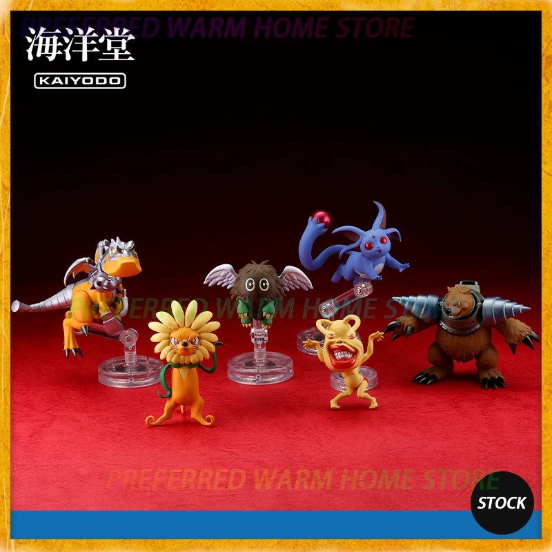 In Stock KAIYODO Yu-Gi-Oh! 3D Monster Collection Model Toys Winged Kuriboh Dandylion Ojama Yellow Armed Dragon LV3 Crystal Beast