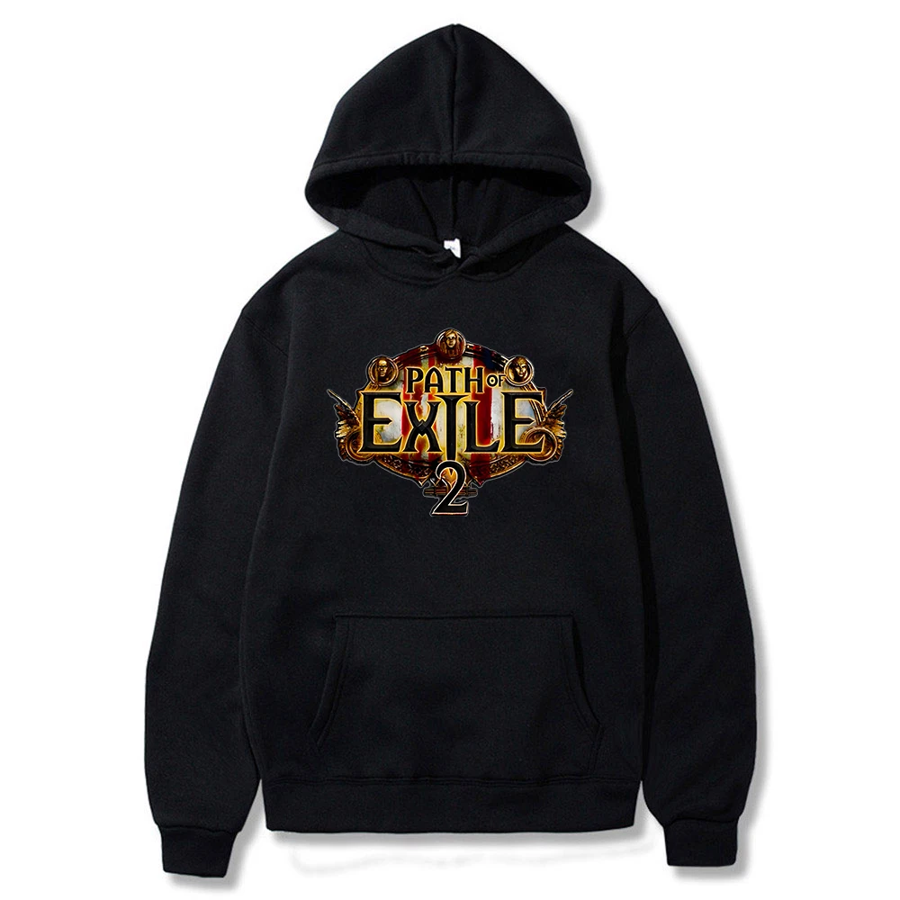 Path of Exile 2 Hoodie 2025 Hot Game Merch Long Sleeve Streetwear Women Men Hooded Sweatshirts Trendy Outfits