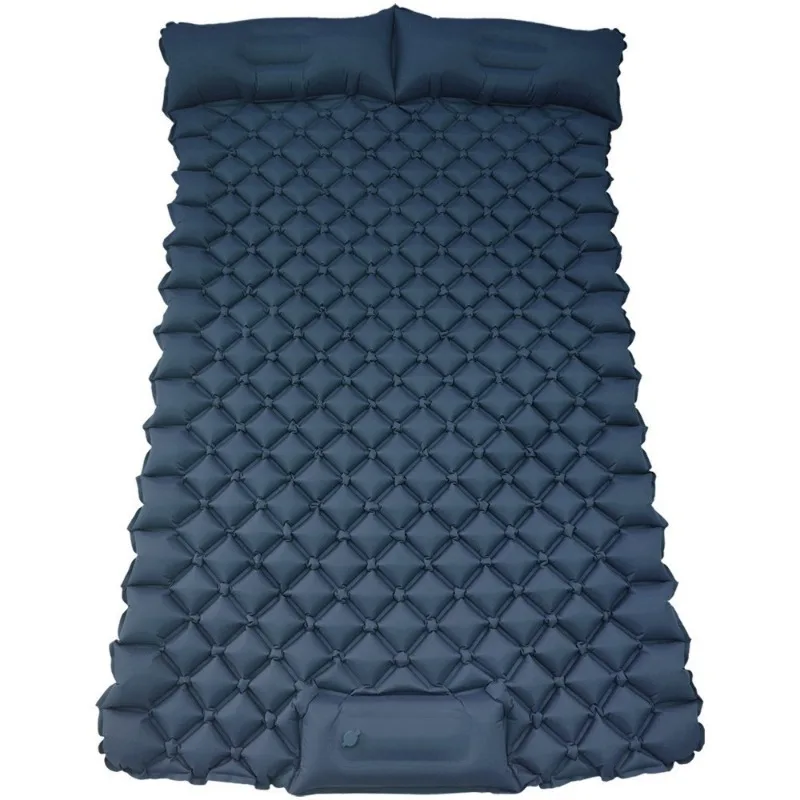 

Outdoor camping inflatable, double sleeping pad, mountaineering portable inflatable pad
