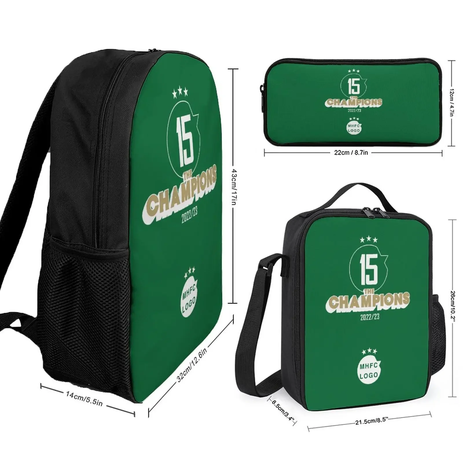 Israel Maccabi Haifa F.c Mhfc Laptop Rugzak Mannen Vrouwen Casual Boekentas Voor Universiteitsscholieren Tas