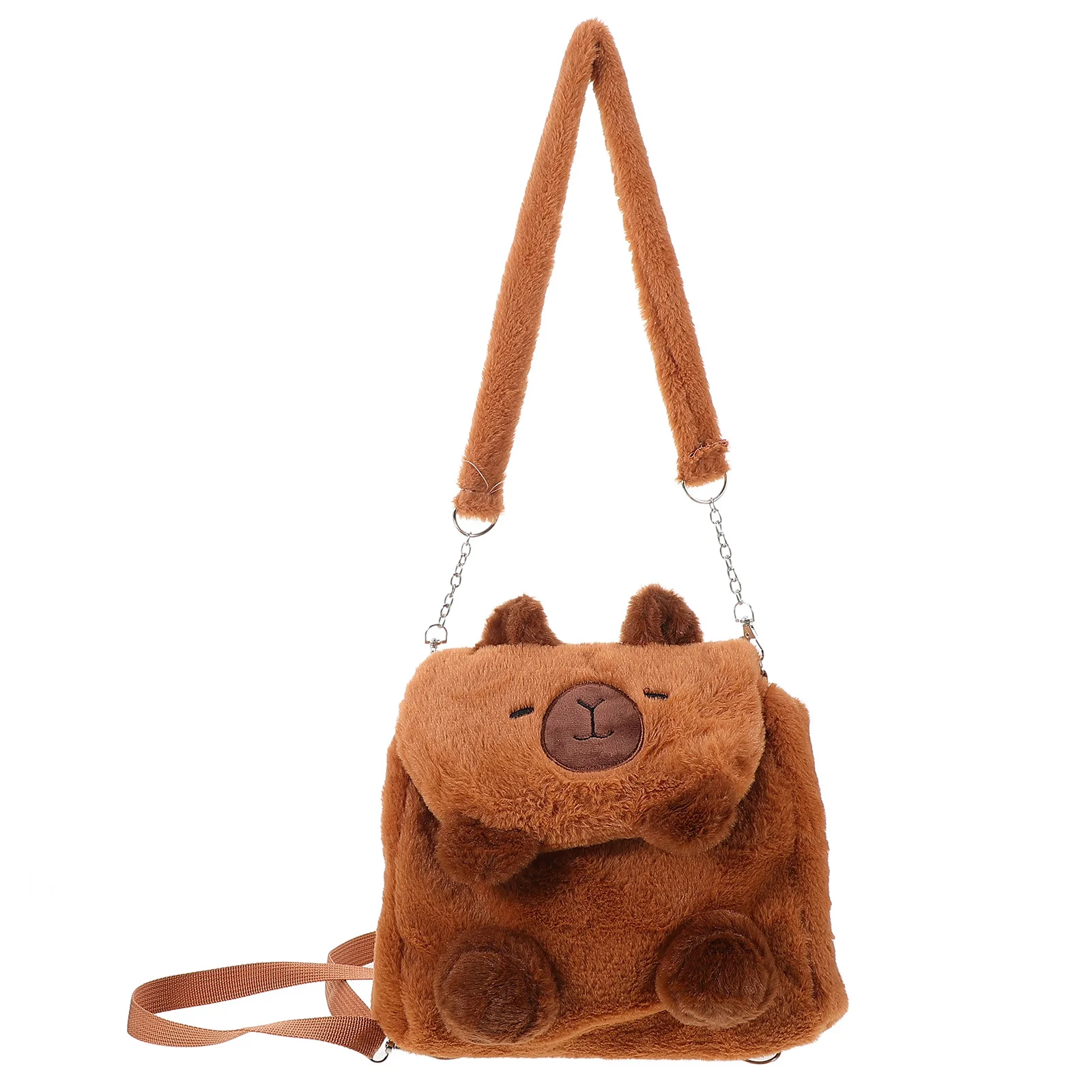 حقيبة ظهر ذات سعة كبيرة عبر الجسم، حقيبة سفر مدرسية، تستخدم نمط حيوان لطيف، أشرطة قابلة للتعديل متعددة الوظائف