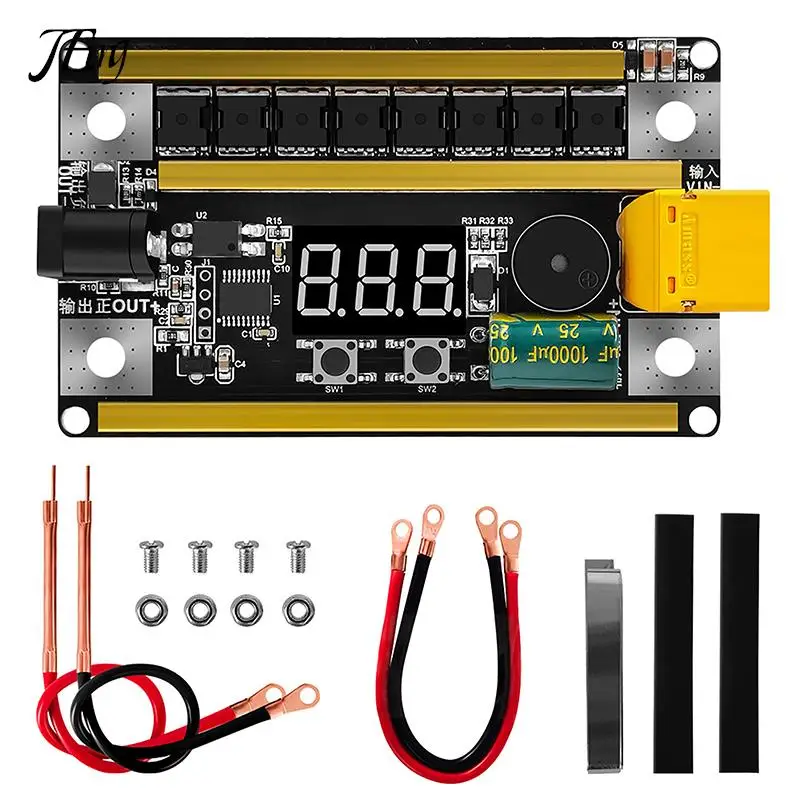 

99 Gears 8V-24V Spot Welder Kit Digital Power Adjustable Spot Welding Pen Control Board Nickel Sheet For 18650 Lithium Battery