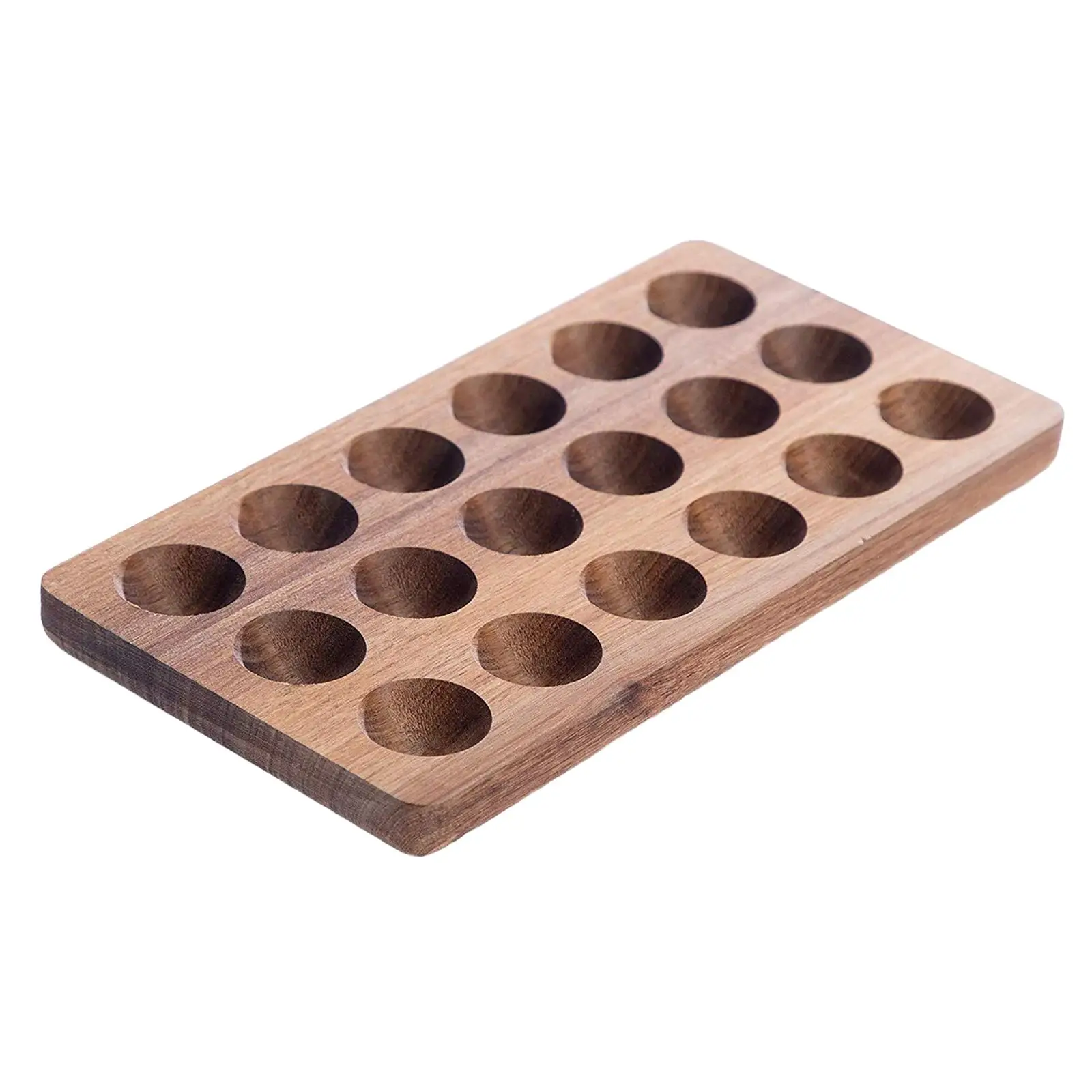 

Wooden Egg Tray Fridge Organizer Storage Tool Egg Bins Rustic Egg Holder for