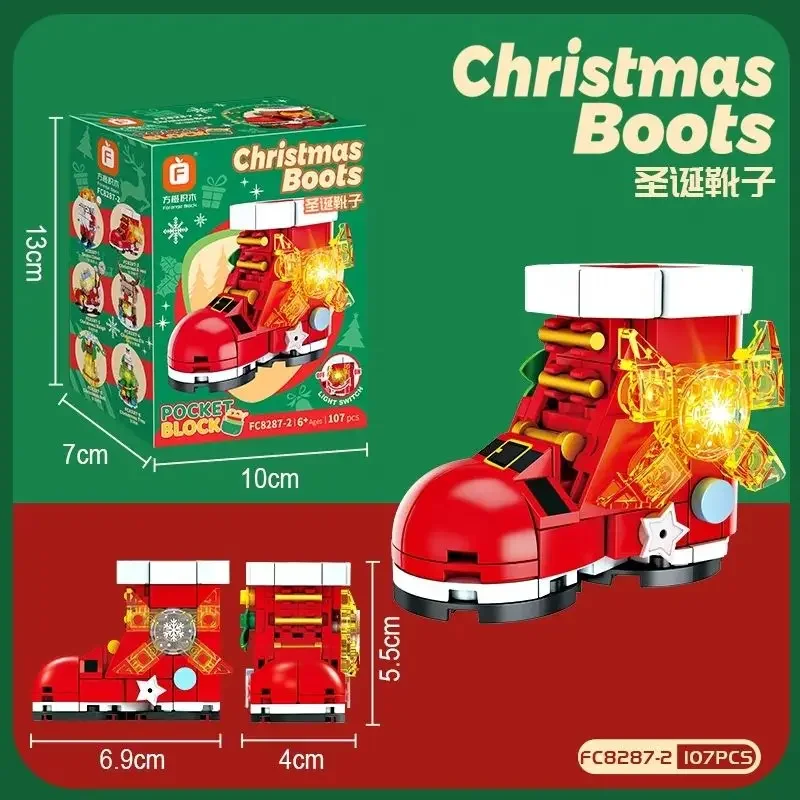 Kreative Weihnachtsdekoration: Weihnachtsmann-Rentier-Modellbausatz, pädagogisches Lernspielzeug und perfektes Weihnachtsgeschenk für Kinder