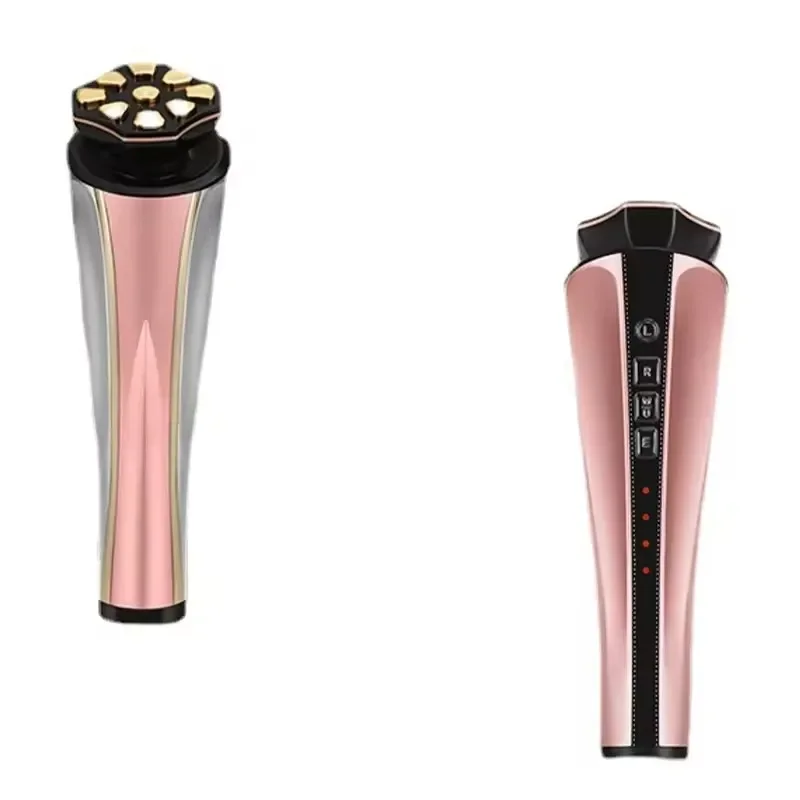 Przenośne urządzenie do liftingu twarzy EMS, masażer RF do twarzy i okolic oczu, mikroprądowy przyrząd do odmładzania skóry, urządzenie kosmetyczne LED przeciwstarzeniowe.