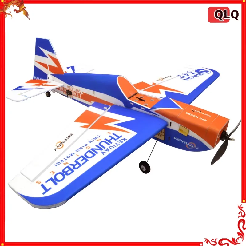 Keyiuav Sbach 342 900mm Wingspan PP Magic Board 3D Stunt Machine Self Stabilization RC Fixed Wing Aircraft Like Real Machine