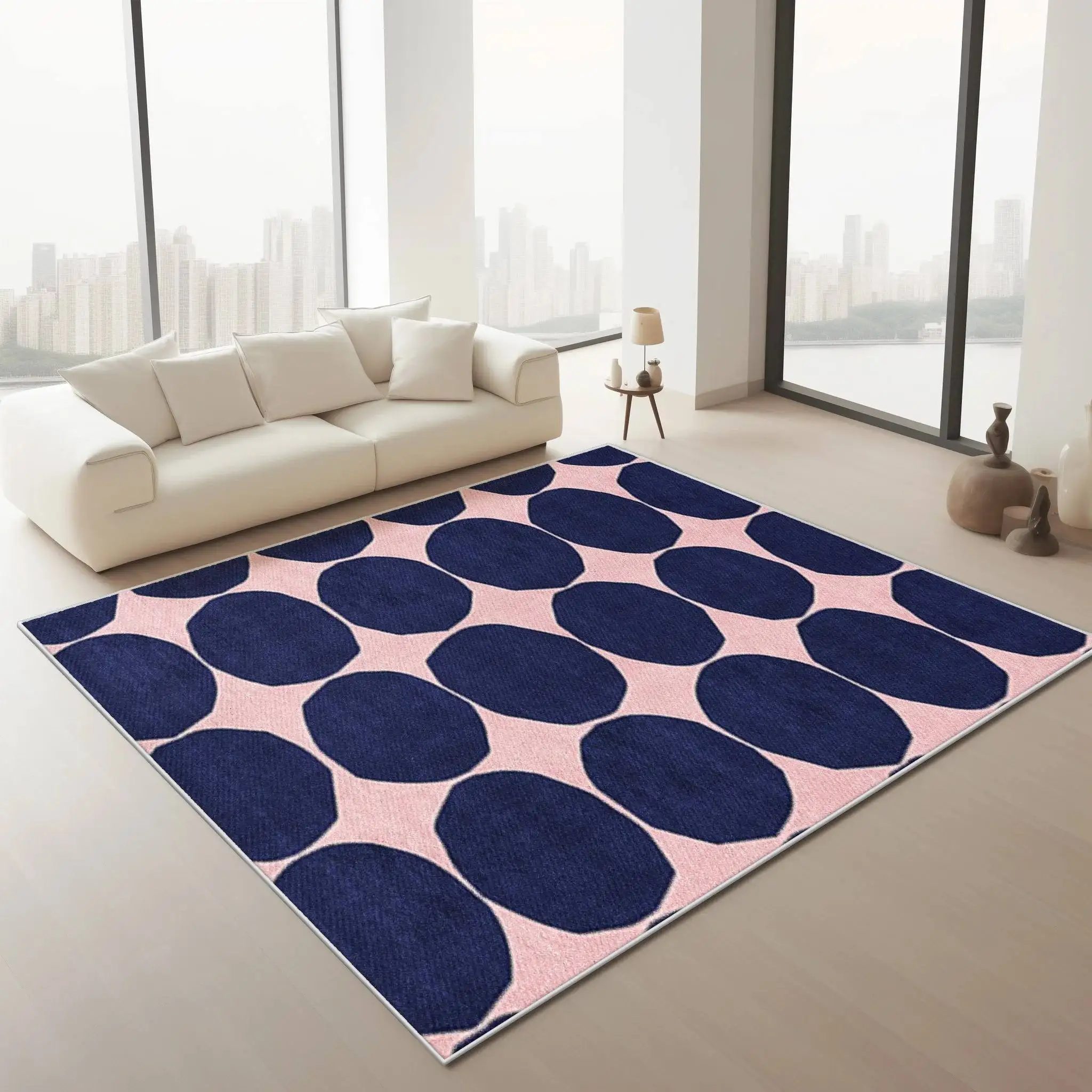 

Modern Minimalism Decoration Carpet Living Room Large Area Bedroom Bedside Mat Recreational Areas Soft Rug Ковер Tapis 러그