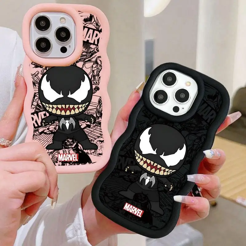 Cartoon Marvel Venom Case for Huawai Honor 90 Lite X9A X8A X7A X9B X8B X7B X8 X6 Nova 3i Y70 Y9 Prime 2019 Soft Shockproof Cover