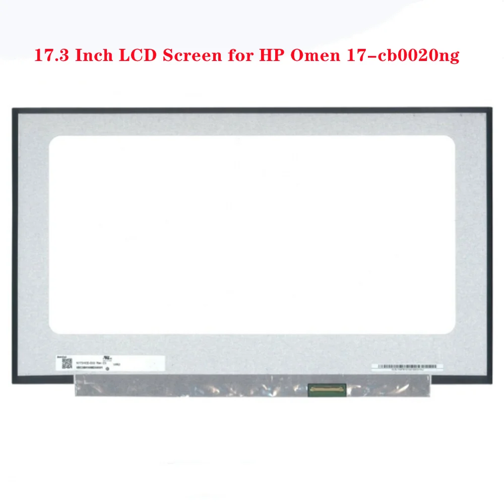 

17.3 Inch LCD Screen IPS Panel for HP Omen 17-cb0020ng FHD 1920x1080 EDP 40pins 144Hz 100% sRGB