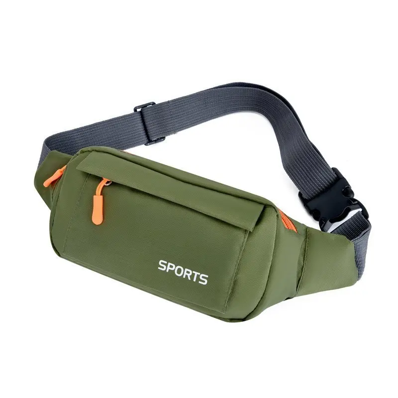 Multi Colors Chest Bag 2023 New Unisex Wide Belt Zipper Sports Waistpack Casual Fashion Cycling Running Fitness Storage Bag