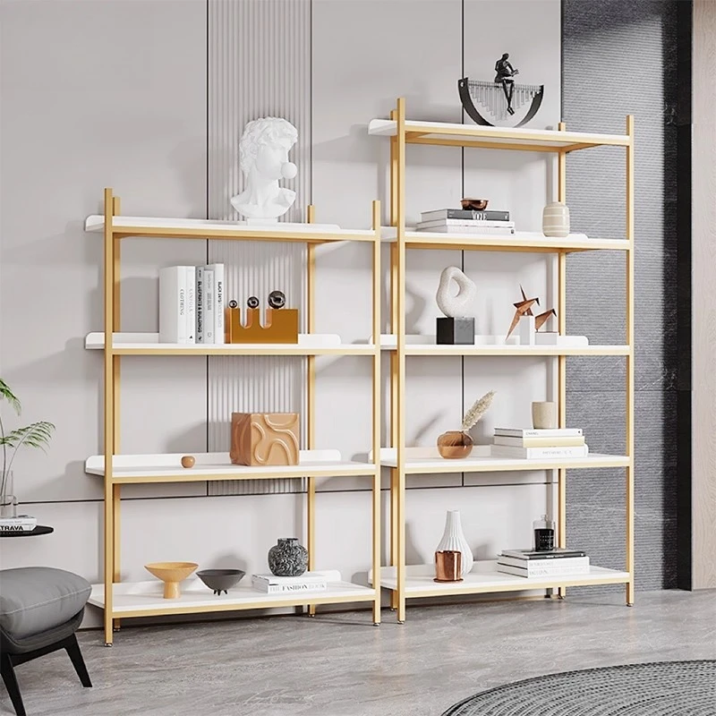 

Light luxury shelves Home bedroom Bookshelf Storage rack Balcony shelf Product display rack Shoe rack Bag display cabinet
