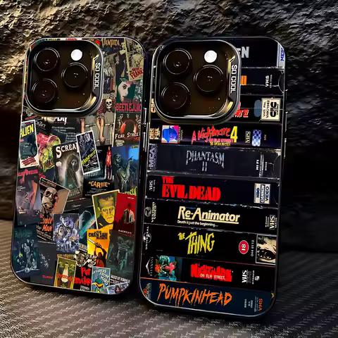 Top 10 Horror Movie Designs Phone Case Tecno Pova Spark Go 30C 20 10 7 Pova 6 Camon 40 15 itel P36 A48 Pro 5G Matte Back Cover