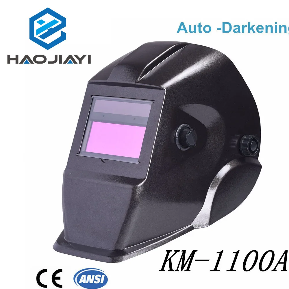 

HAOJIAYI High Quality Auto Darkening Welding Helmet Mask Welding KM-1100A for Laser Welding