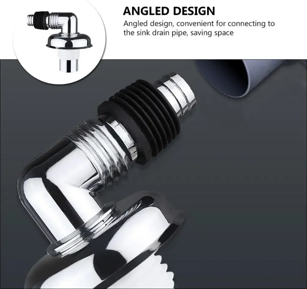 3 Way Drain Pipe for Washing Machine One-way Return Proof Drainage Strainer Stopper Insect Odor Proof Sink Sewer Joint Plug