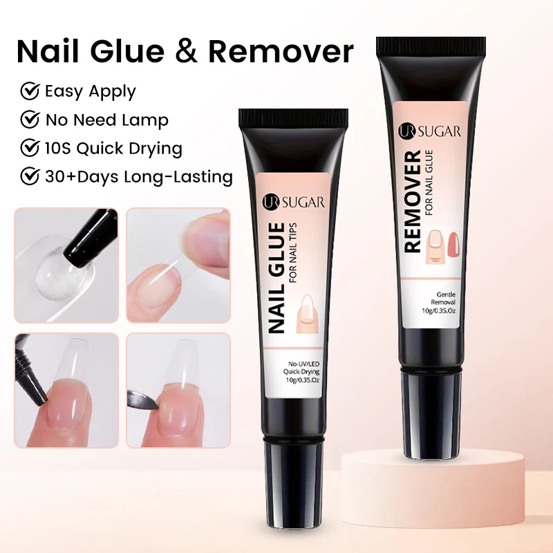 UR SUGAR 10g Nail Glue Remover for False Nail Tips Gel Press