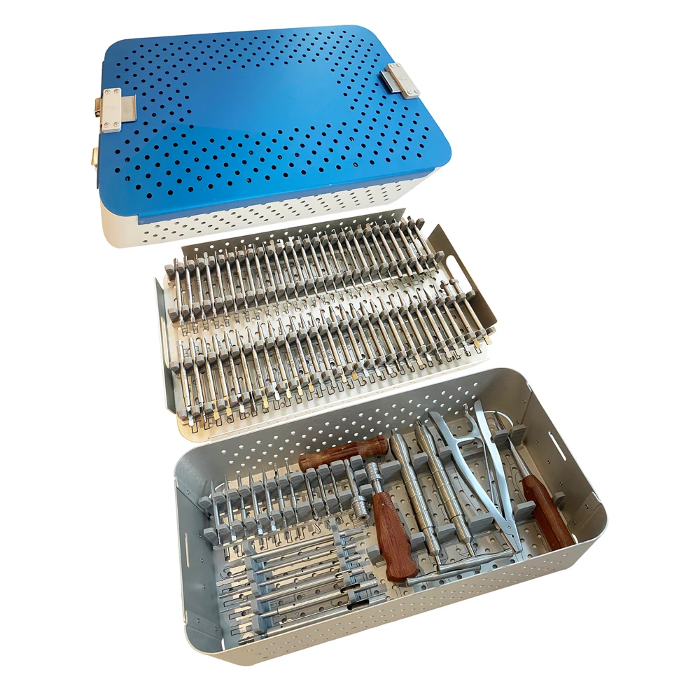 

Broken Screw Removal Instrument Kit QSWTITAN 80pcs/set Screwdriver Kit Orthopaedic Surgical Instruments pet
