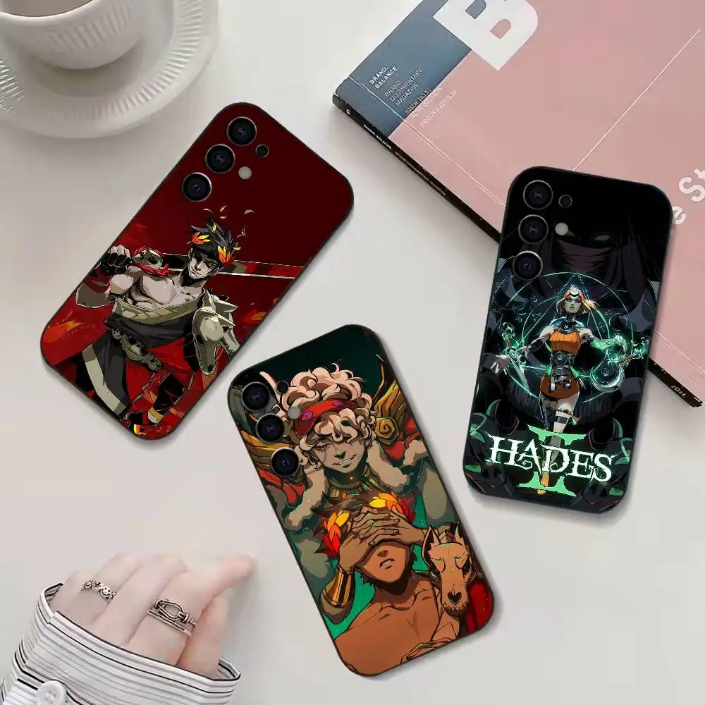 

GAME H-HadesS phone Case For Samsung S25,24,21,22,23,30,Ultra,20,Plus,Fe,Lite,Note Black Soft Cover