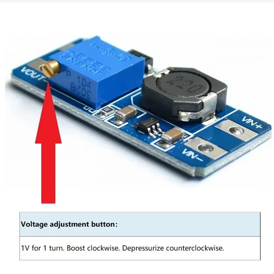 MT3608 DC-DC modulo Boost regolabile 2A Booster Board Boost Module TYPE-C MICRO USB 2V-24V a 5V 9V 12V 28V per Arduino