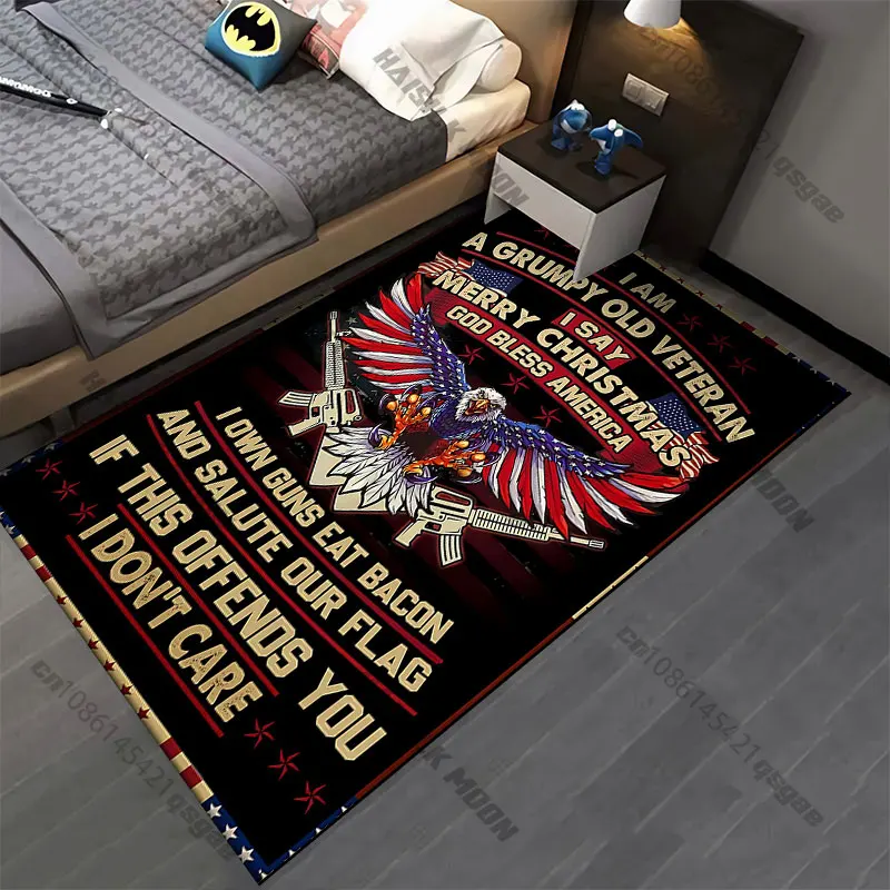 Patriotism pride freedom individuality independence carpet Yoga living room room decor children's crawling mat