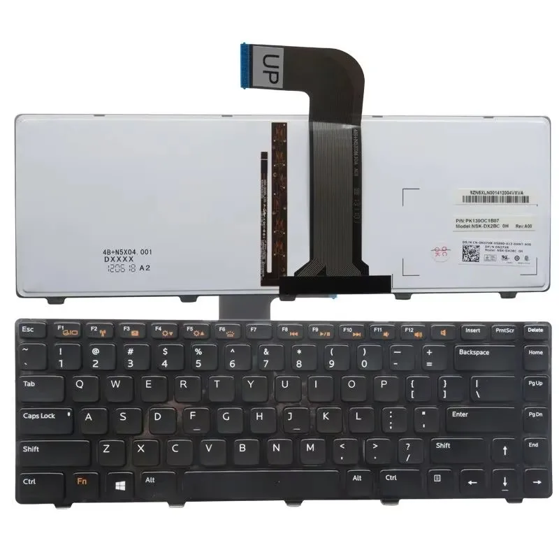 US/TI/RU/UK/SP/FR/AR/BR Keyboard for Dell M4120 N4040 N4050 M4040 M4050 14VR 13Z-N311Z M421R N4110 14R-N4120(3555 3420M)5420