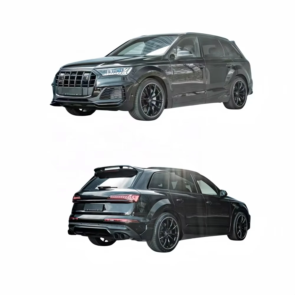 For the New Q7 SQ7  Style Tuning Bumper Widened Fender Corner Side Diffuser Wheel Eyebrow Rear Spoiler Wing Body Kit