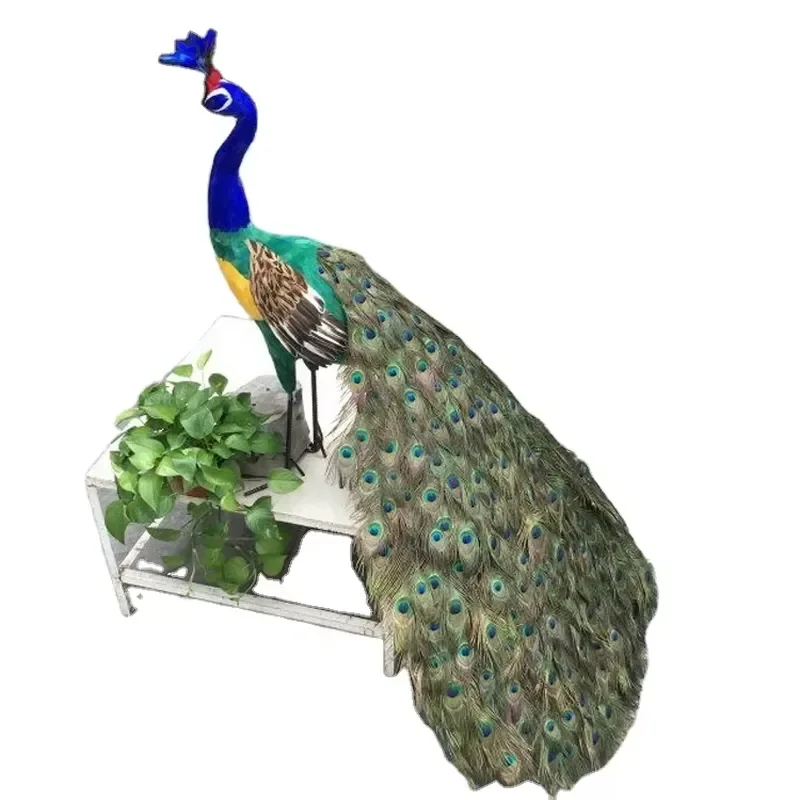 for Wedding Decoration Peacock Simulation Artificial Bird Centerpiece Table Ornament Home Party Event Decor High Quality Gift