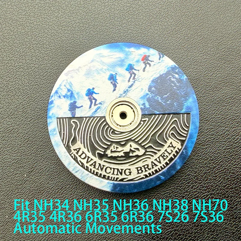 NH35 Automatic Mechanical Movement Rotor NH36 Oscillating Weight Rotor Parts Fits NH Serie 4R35 6R35 7S26 Movement Replace Parts