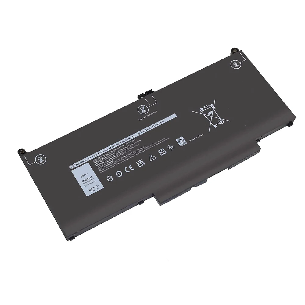 Imagem -02 - Bateria do Portátil para Dell Latitude 7300 7400 5300 13 5310 5300 5310 Série 2-en1 829mx 05vc2m 5vc2m Mxv9v 7.6v 60wh