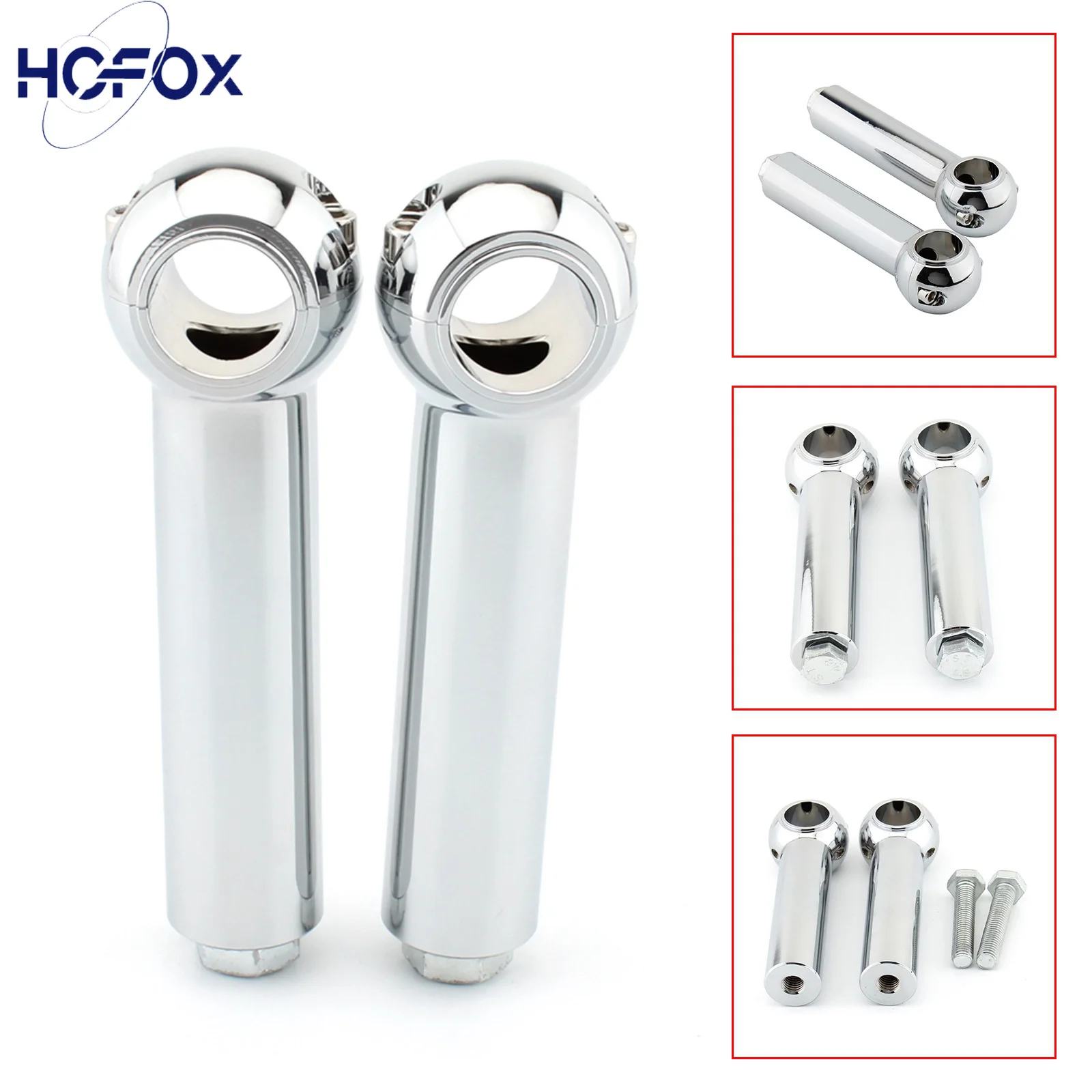 

5Inches 25MM Motorcycle Handlebar Clamp Riser Rise Bar Mount FOR Harley Davidson Cruisers Choppers