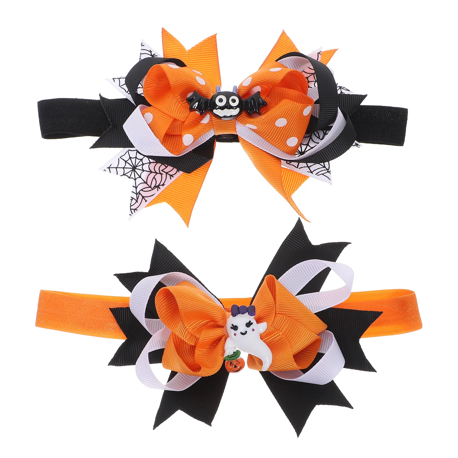 

2 Pcs Accessories Headbands for Hairpin Halloween Clip Ribbon