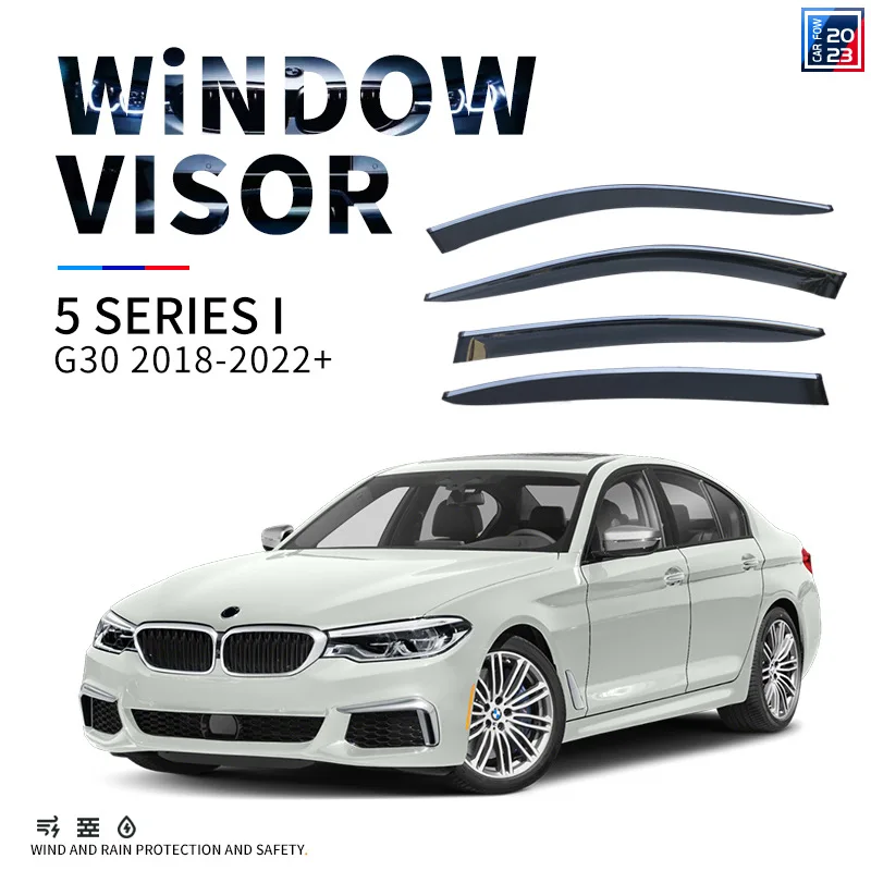 

For BMW 5 series E60 F10 Window visor Weather Shield Side Window Deflector Car windshield weather shield Car accessories