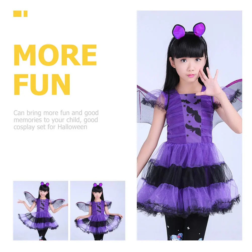 

1Set Witch Cloak Halloween Dress Creative Lightweight Costume Cosplay Skirt Role Play Stage Performance